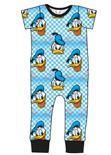Load image into Gallery viewer, Donald Check Emmett Pants And Shorts T-Shirt Romper