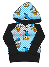 Load image into Gallery viewer, Donald Check Grow With Me Hoodie (or Crewneck)