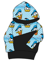 Load image into Gallery viewer, Donald Check Grow With Me Hoodie (or Crewneck)