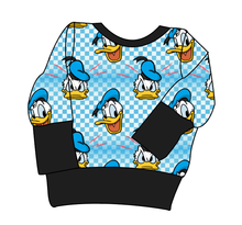 Load image into Gallery viewer, Donald Check Grow With Me Hoodie (or Crewneck)