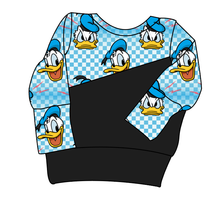 Load image into Gallery viewer, Donald Check Grow With Me Hoodie (or Crewneck)