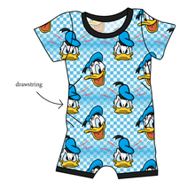 Load image into Gallery viewer, Donald Check Grow With Me Pants And Shorts Romper