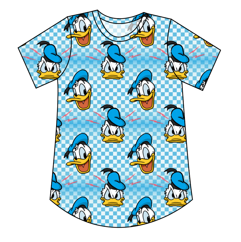 Donald Check Kids' Relaxed Tee