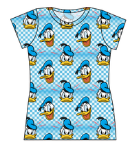 Load image into Gallery viewer, Donald Check Ladies&#39; Basic Tee