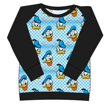 Load image into Gallery viewer, Donald Check Ladies&#39; Classic Crewneck