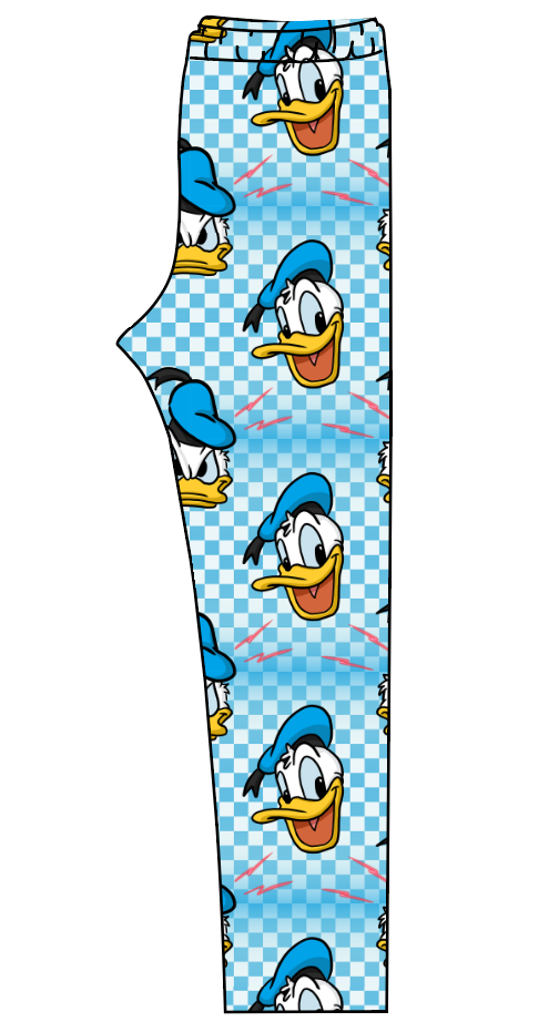 Donald Check Ladies' Lounge Leggings