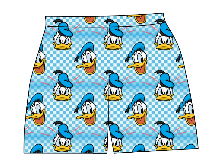 Donald Check Ladies' Lounge Shorts
