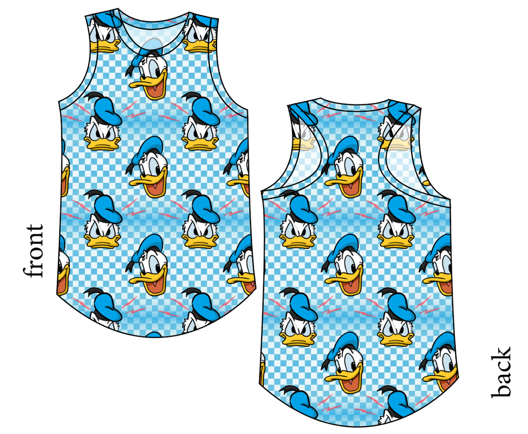 Donald Check Ladies' Summer Tank
