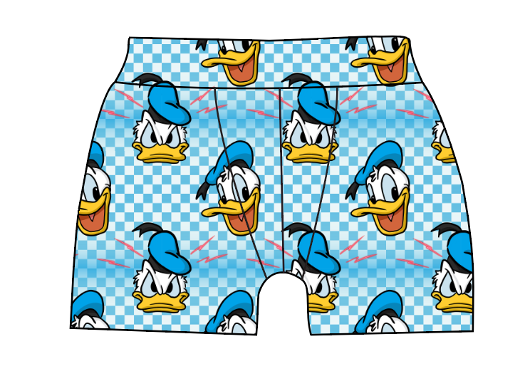 Donald Check Mens' Boxer Briefs