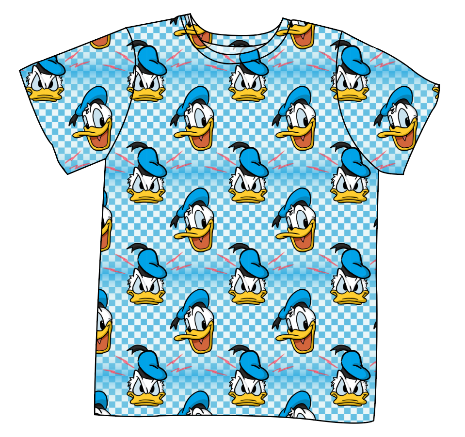 Donald Check Mens' Tee