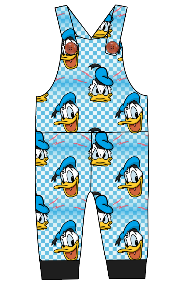 Donald Check Overalls and Shortalls