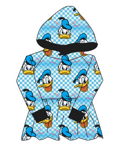 Donald Check Peplum Hoodie (or Crewneck)