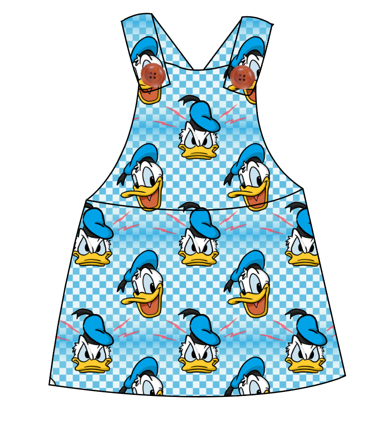 Donald Check Skirt-Alls