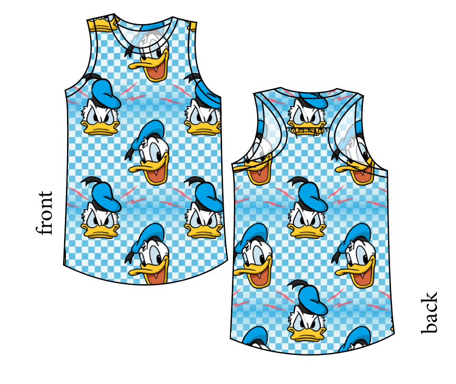 Donald Check Summer Tank