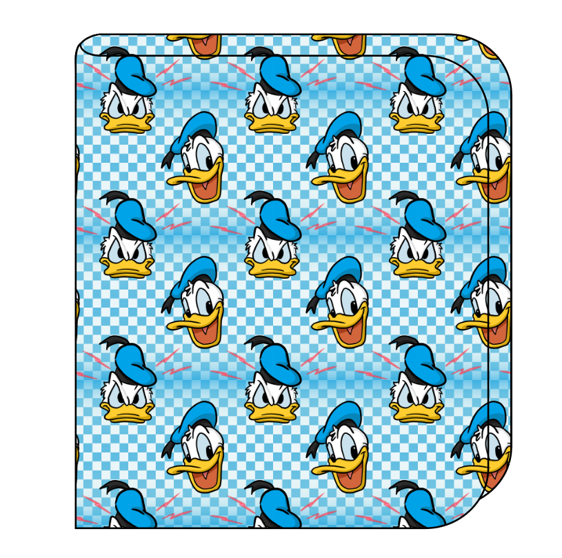 Donald Check Swaddle Blanket