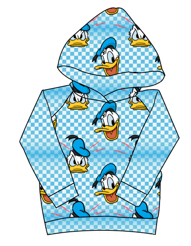 Donald Check Classic Hoodie (or Crewneck)