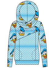 Load image into Gallery viewer, Donald Check Ladies Hoodie