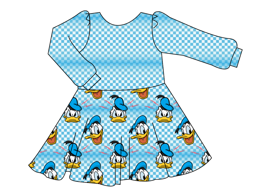 Donald Check Prairie Dress