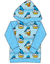 Load image into Gallery viewer, Donald Check Ladies Hoodie