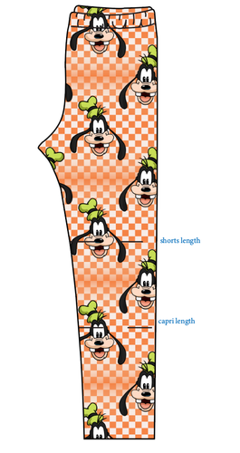 Goofy Check Basic Leggings