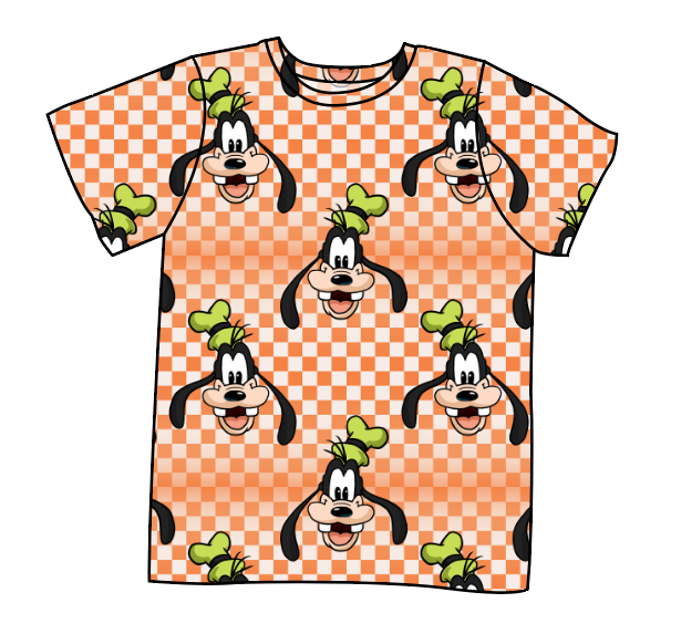 Goofy Check Basic Tee and Tank