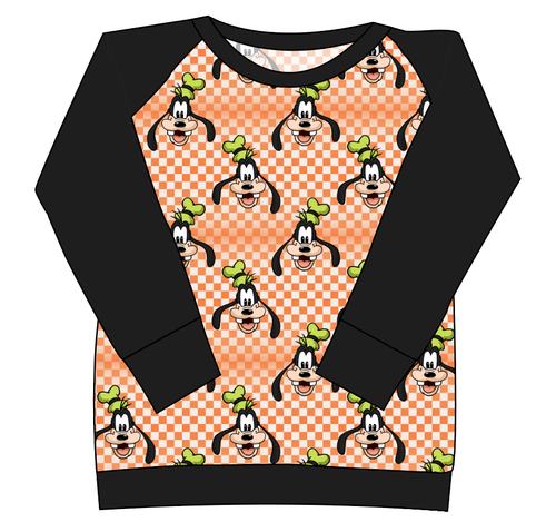 Goofy Check Ladies' Classic Crewneck