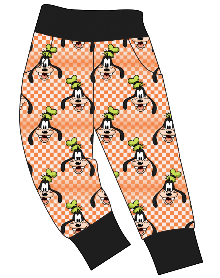 Goofy Check Mens' Joggers and Jogger Shorts