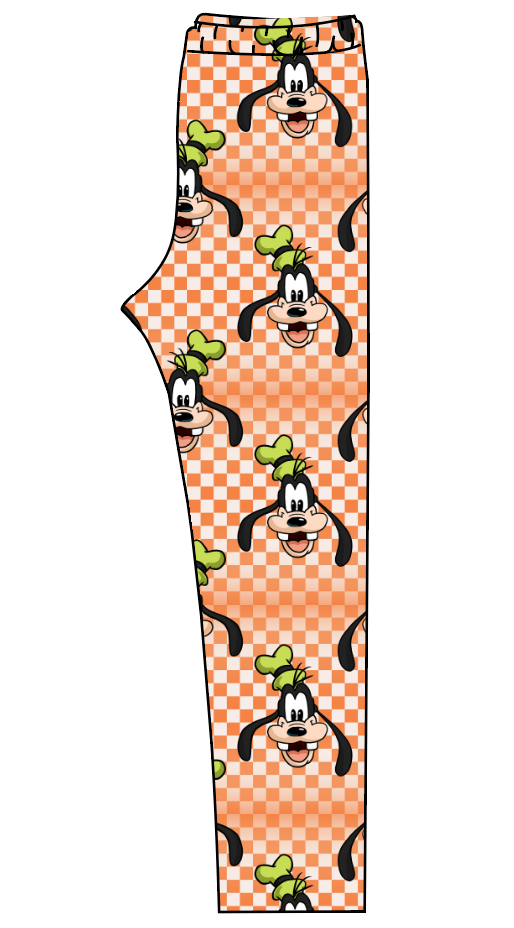 Goofy Check Ladies' Lounge Leggings