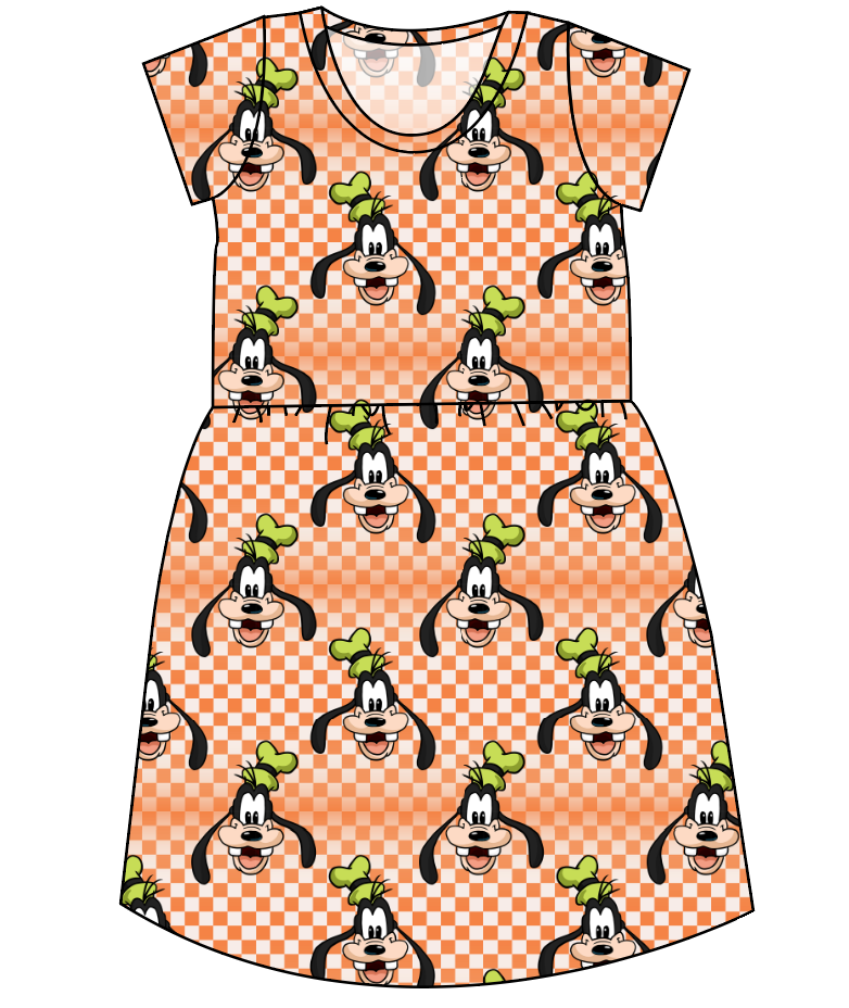 Goofy Check Ladies' Play Dress