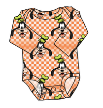 Load image into Gallery viewer, Goofy Check Lap Neck Bodysuit