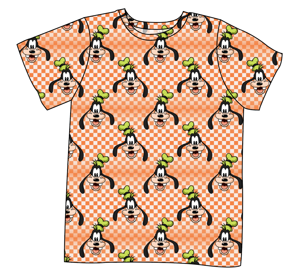 Goofy Check Mens' Tee