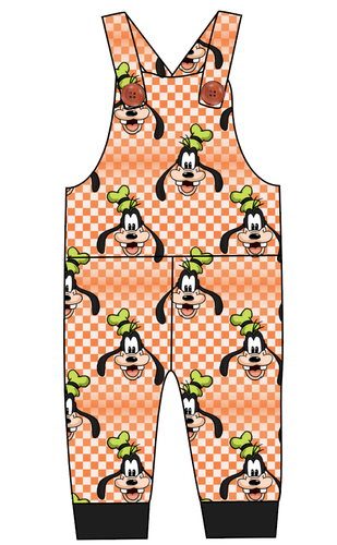 Goofy Check Overalls and Shortalls