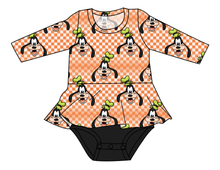 Load image into Gallery viewer, Goofy Check Peplum Top
