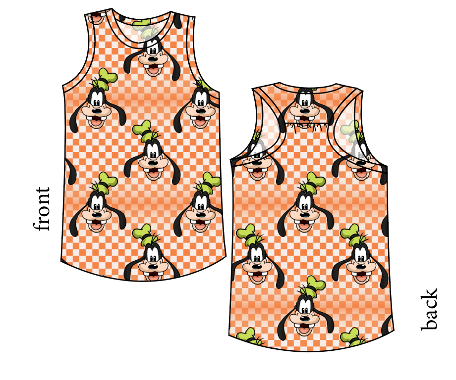 Goofy Check Summer Tank