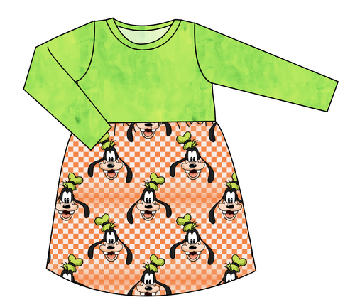 Goofy Check Play Dress