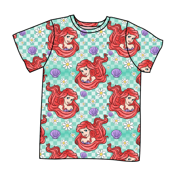 Sea Princess Check Basic Tee and Tank