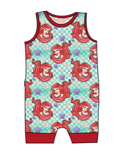 Load image into Gallery viewer, Sea Princess Check Emmett Pants And Shorts T-Shirt Romper