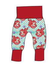 Load image into Gallery viewer, Sea Princess Check Grow With Me Pants And Shorts