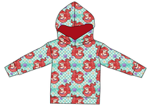 Load image into Gallery viewer, Sea Princess Check Ladies Oversized Hoodie