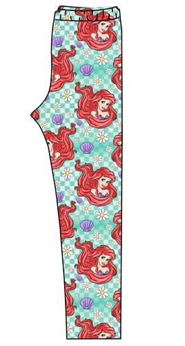 Sea Princess Check Ladies' Lounge Leggings