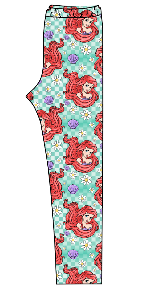 Sea Princess Check Ladies' Lounge Leggings