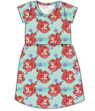 Load image into Gallery viewer, Sea Princess Check Ladies&#39; Play Dress