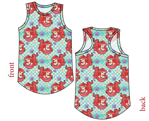 Sea Princess Check Ladies' Summer Tank