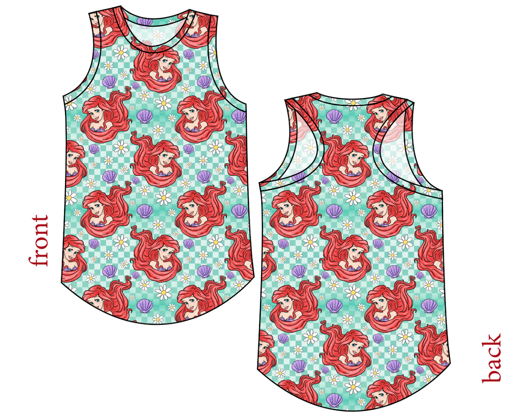 Sea Princess Check Ladies' Summer Tank