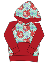 Load image into Gallery viewer, Sea Princess Check Mens&#39; Hoodie