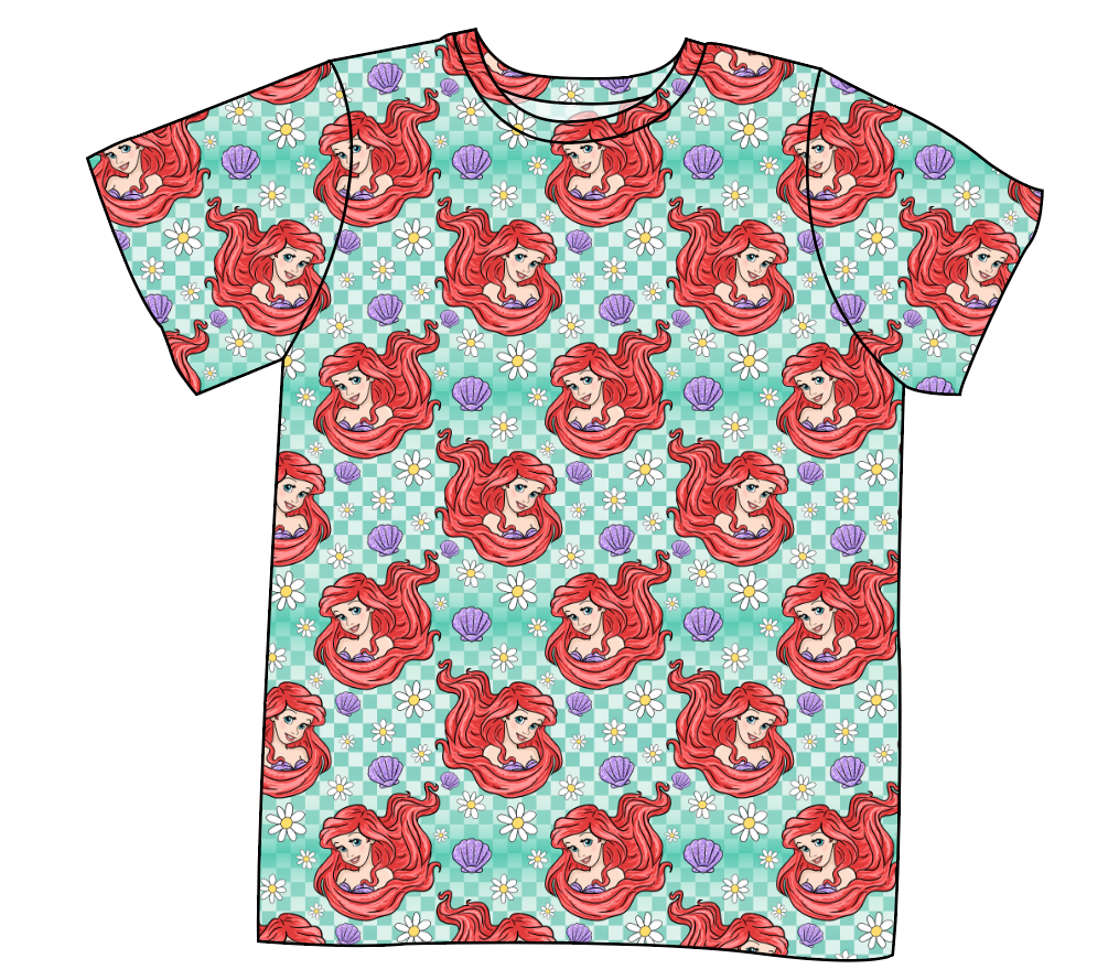 Sea Princess Check Mens' Tee