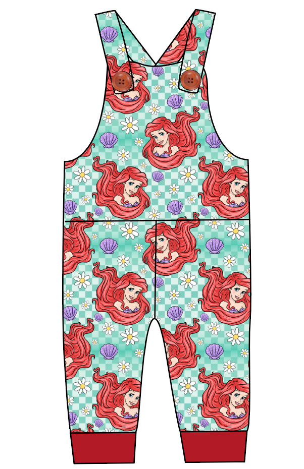 Sea Princess Check Overalls and Shortalls