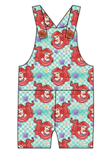 Load image into Gallery viewer, Sea Princess Check Overalls and Shortalls