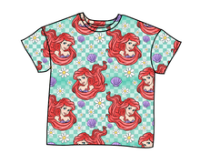 Load image into Gallery viewer, Sea Princess Check Oversized Tee