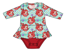 Load image into Gallery viewer, Sea Princess Check Peplum Top